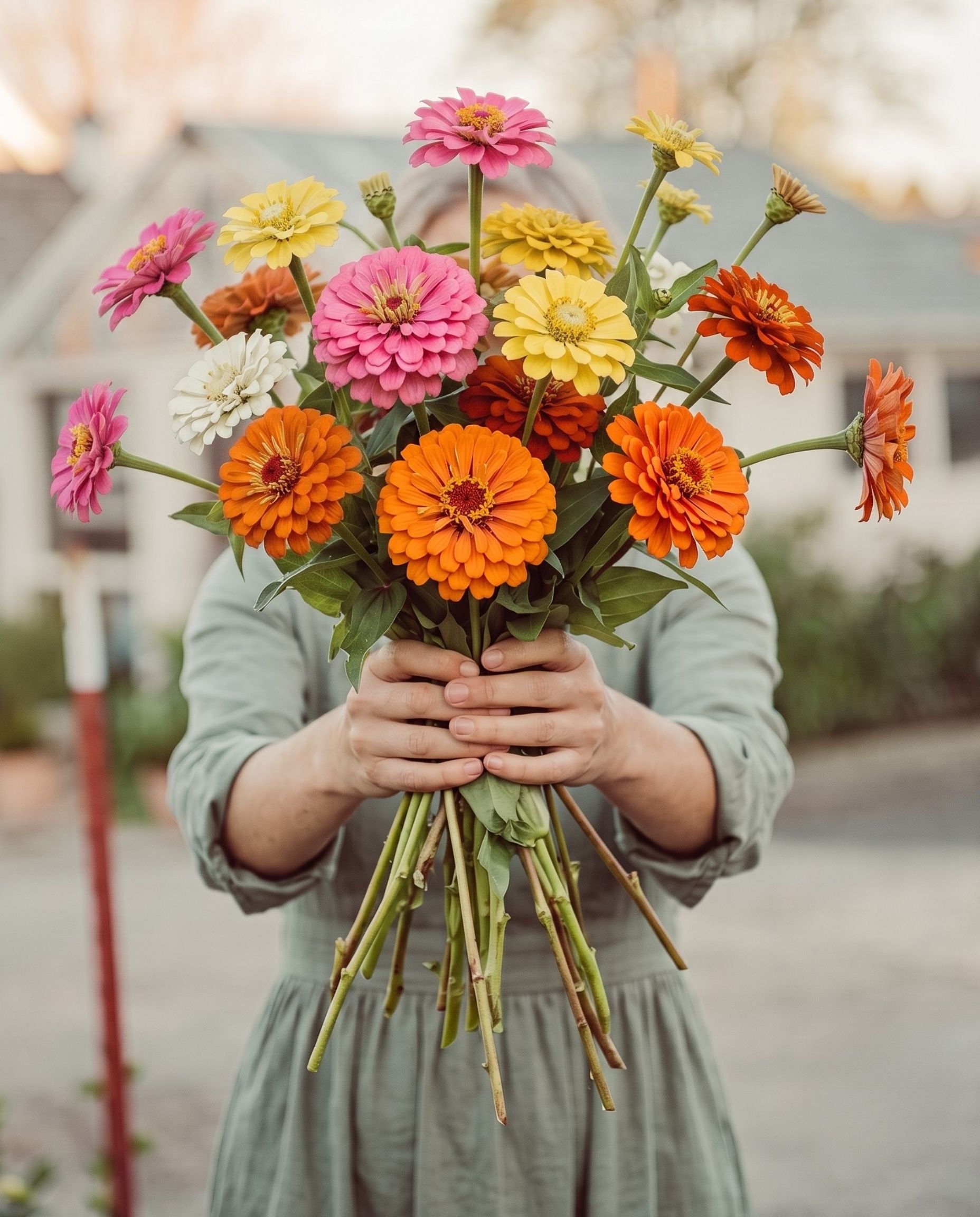 Golden Hour Zinnia Blend