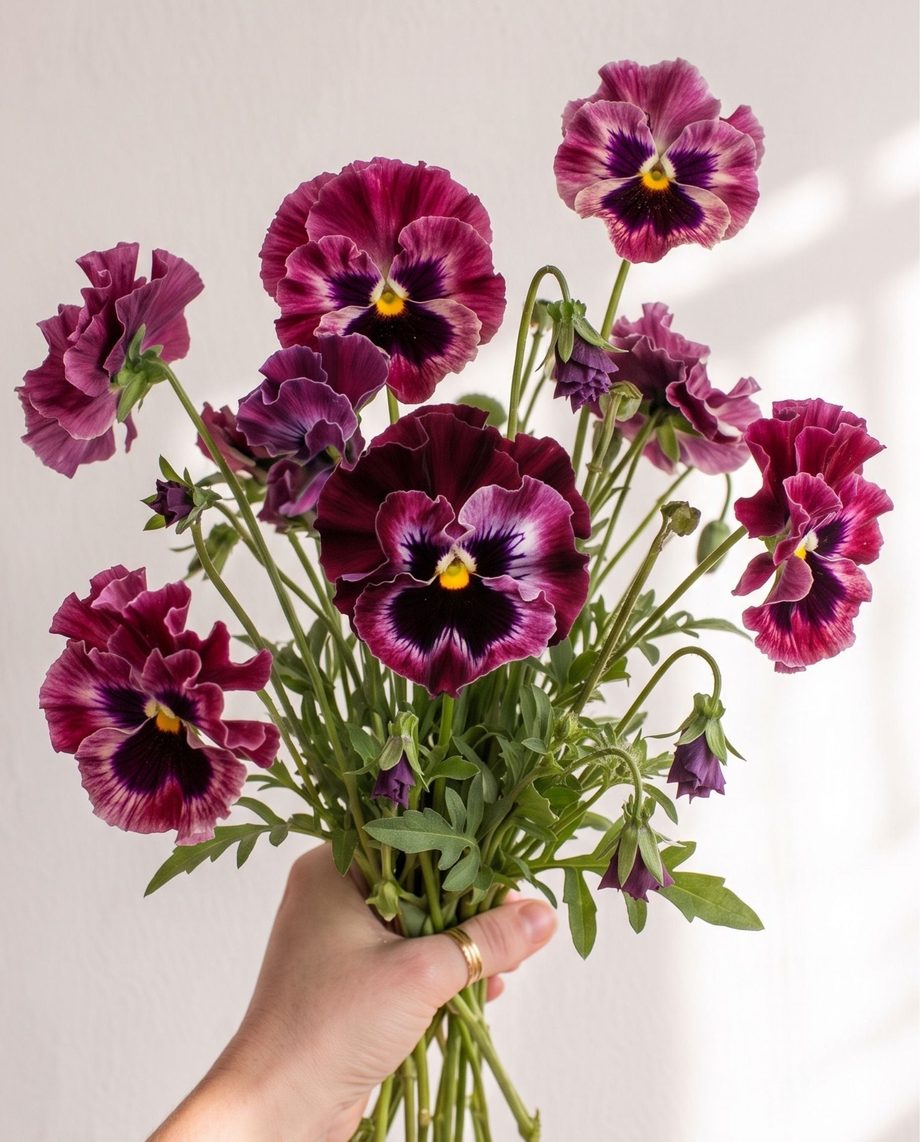 Frizzle Sizzle Raspberry Pansy Seed