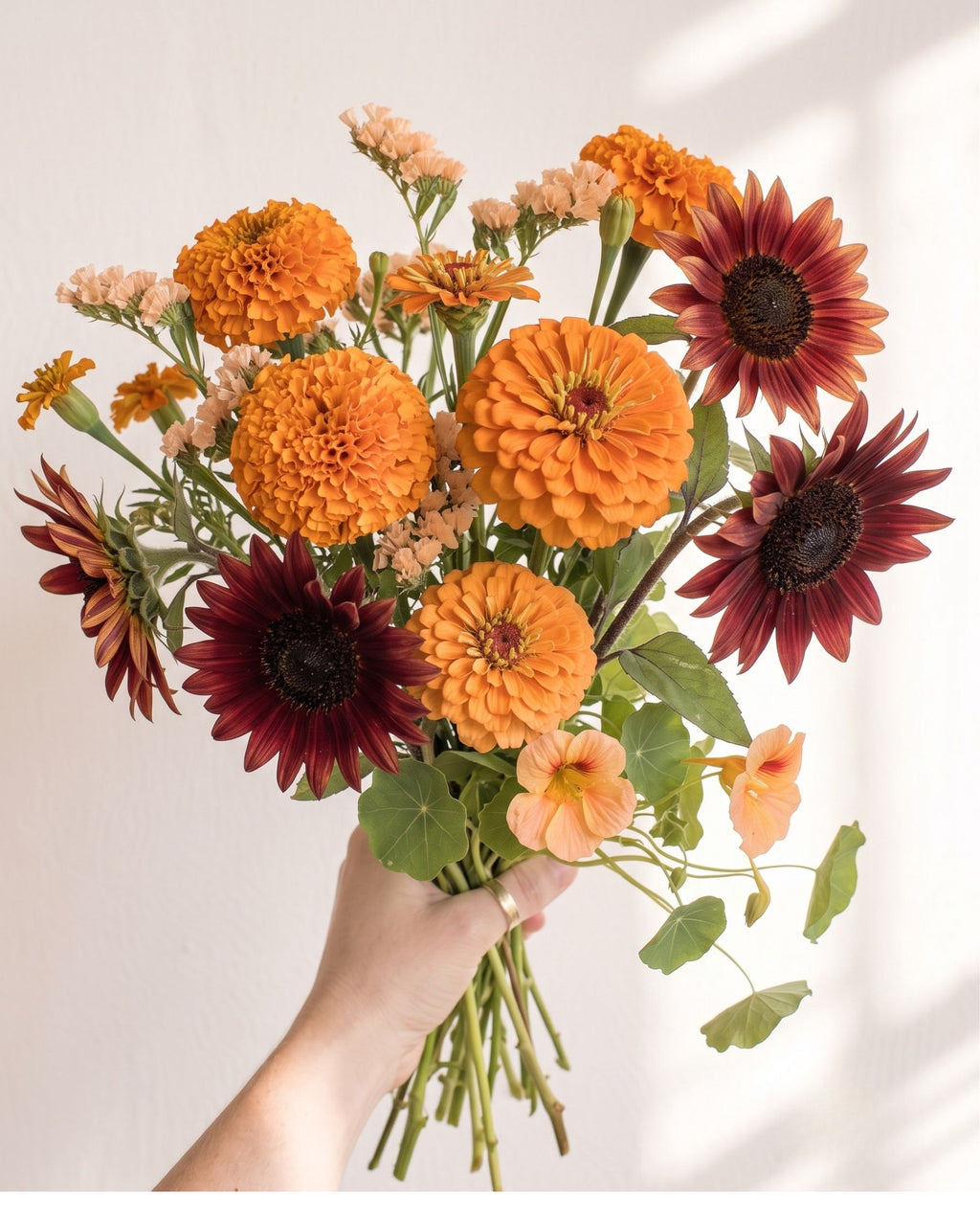 Golden Hour Wander Mix — Warm Sunset Cutting Garden Seed Blend
