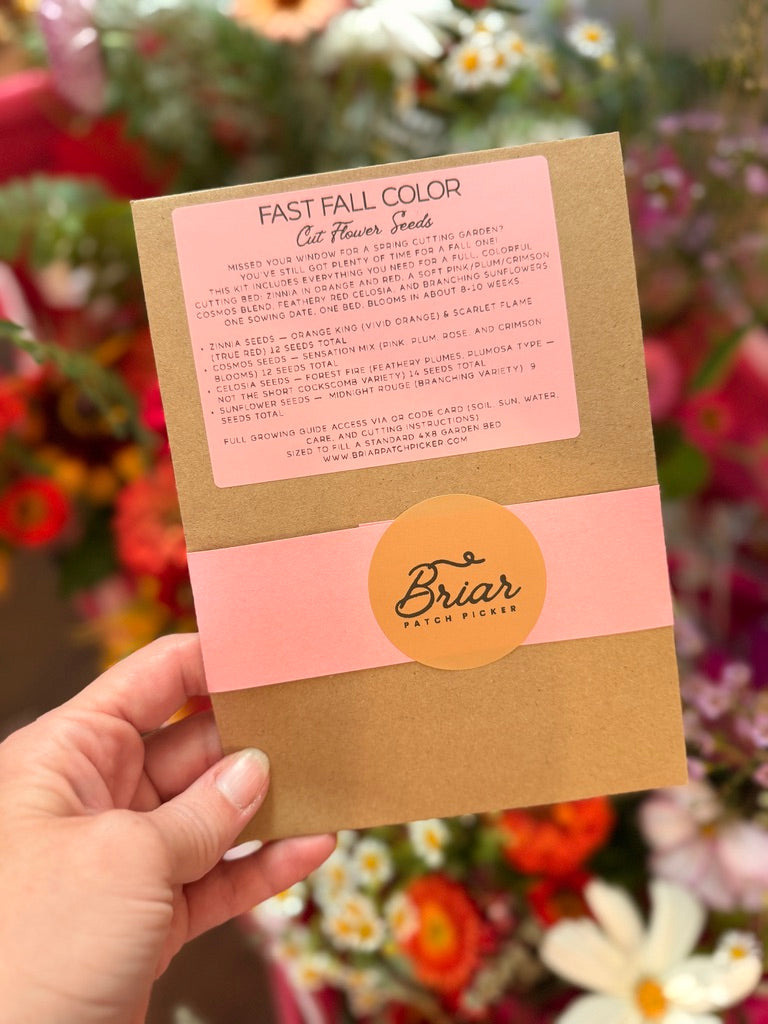 Fast Fall Color Cutting Garden Seed Kit