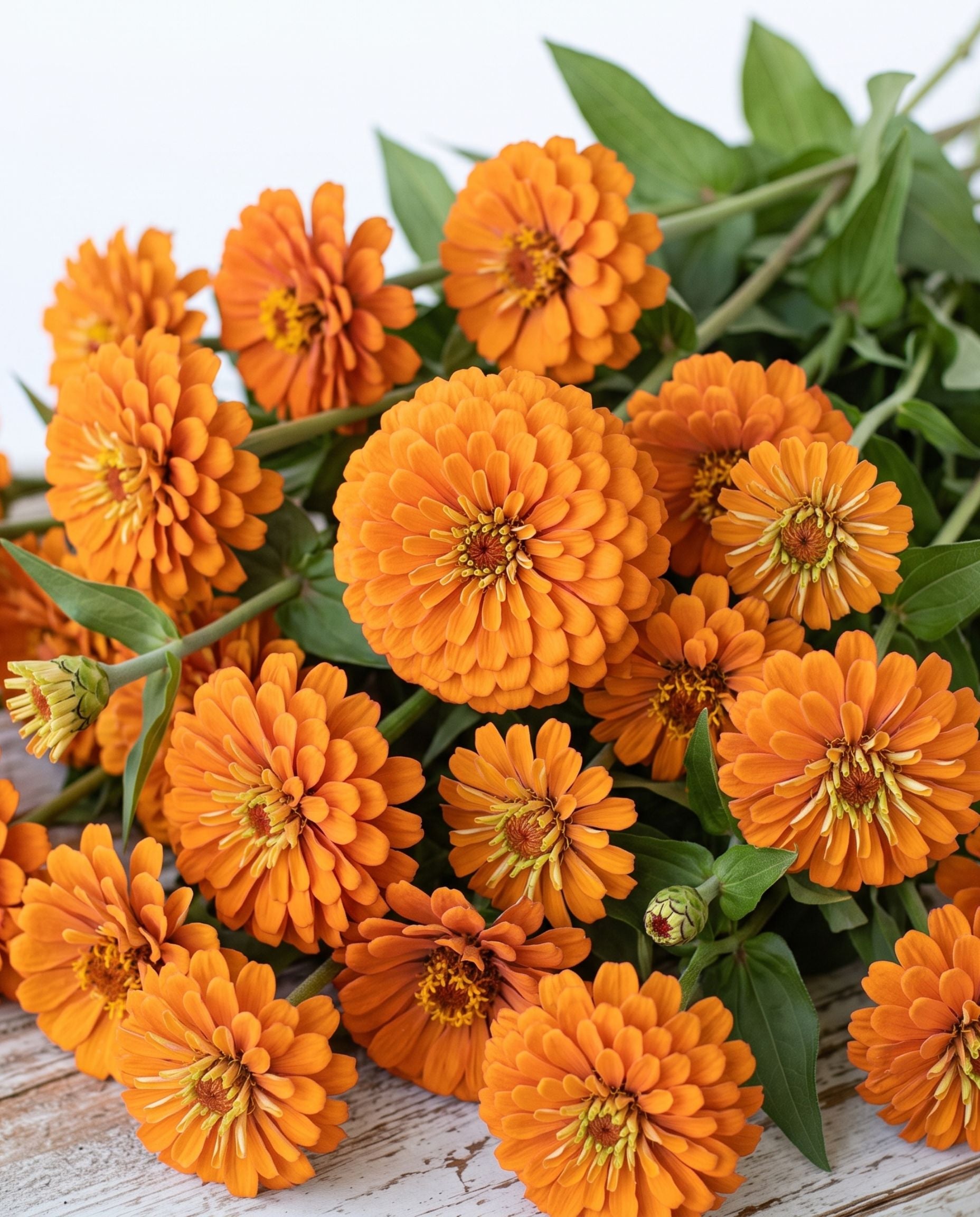 Zinnia 'Benary's Giant Orange' Seed