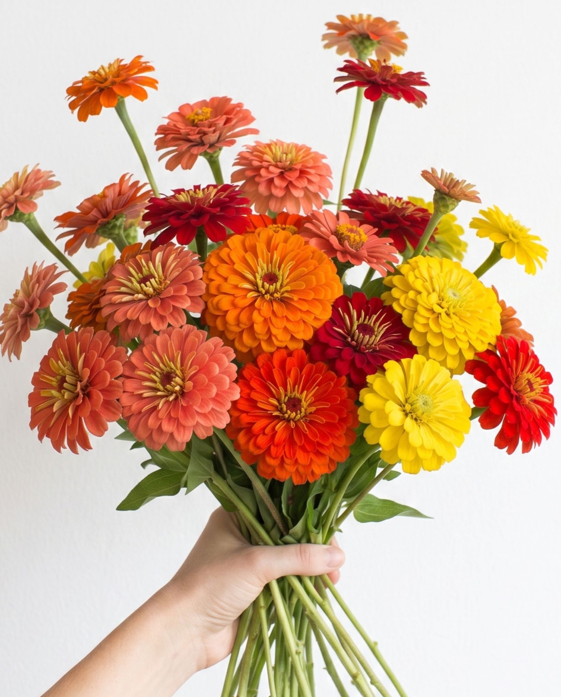 Study Hall Sunset Zinnia Mix — Burnt Orange, Wine & Gold Zinnia Seed Blend