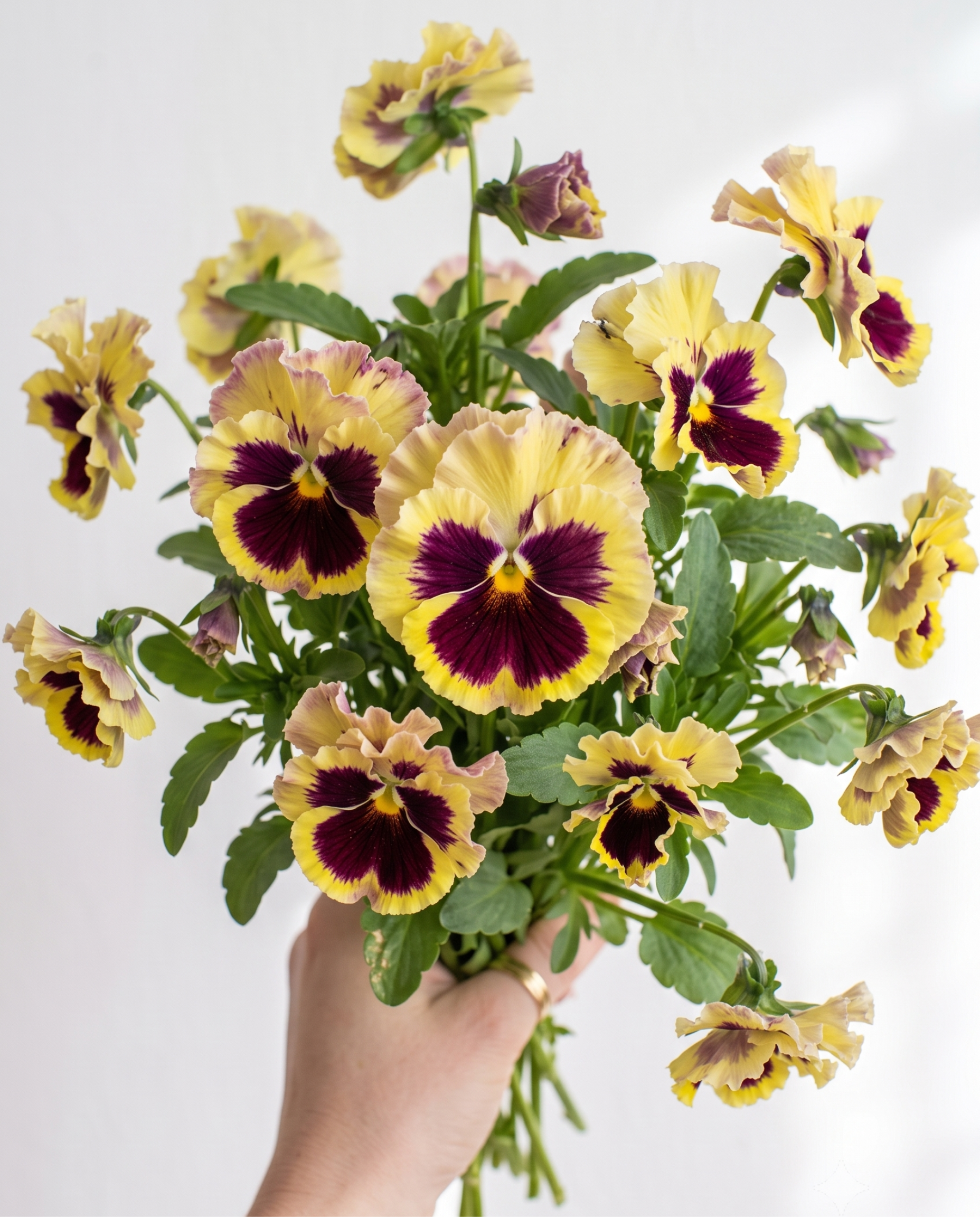 Pansy 'Frizzle Sizzle Lemonberry' Seed