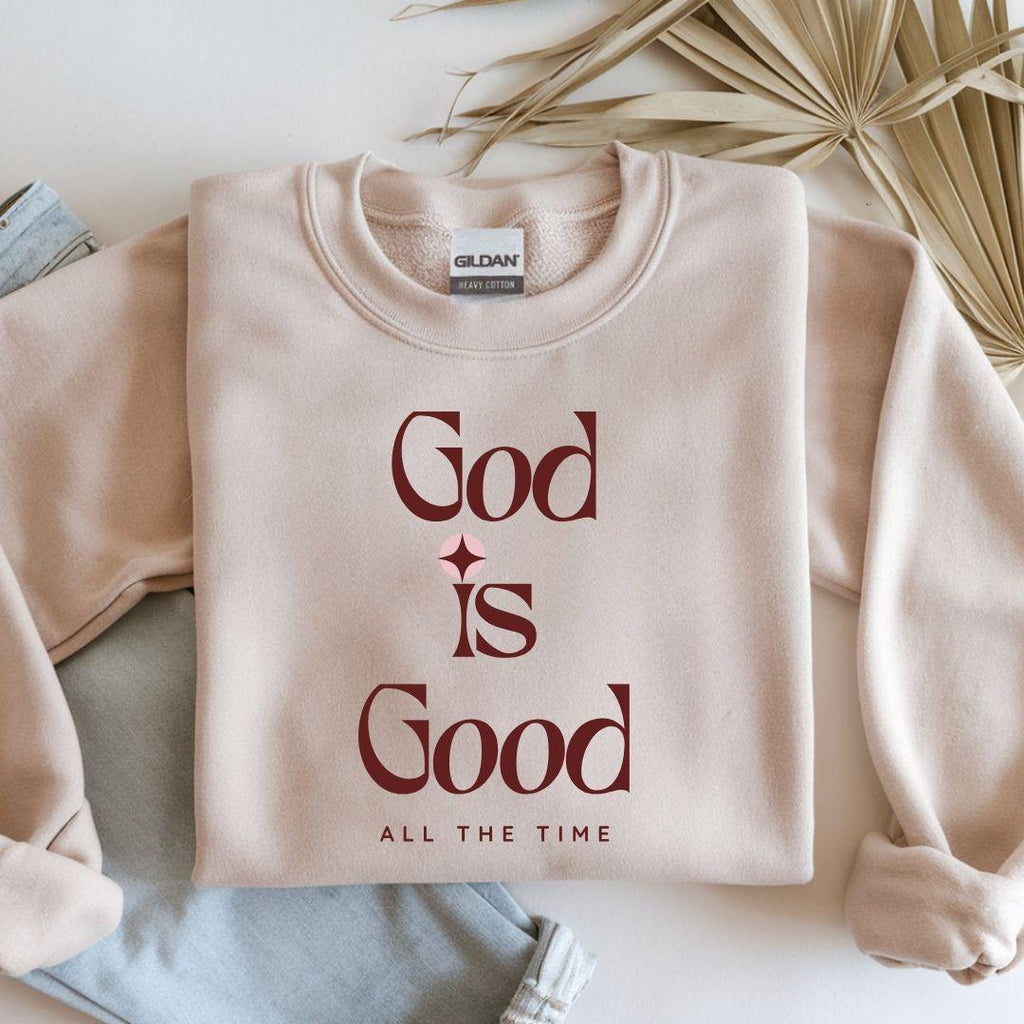 God is Good All The Time PNG, Christian Sublimation Design, Faith Quote Clipart, Religious Graphics, Bible Study Shirt, Boho Christian PNG