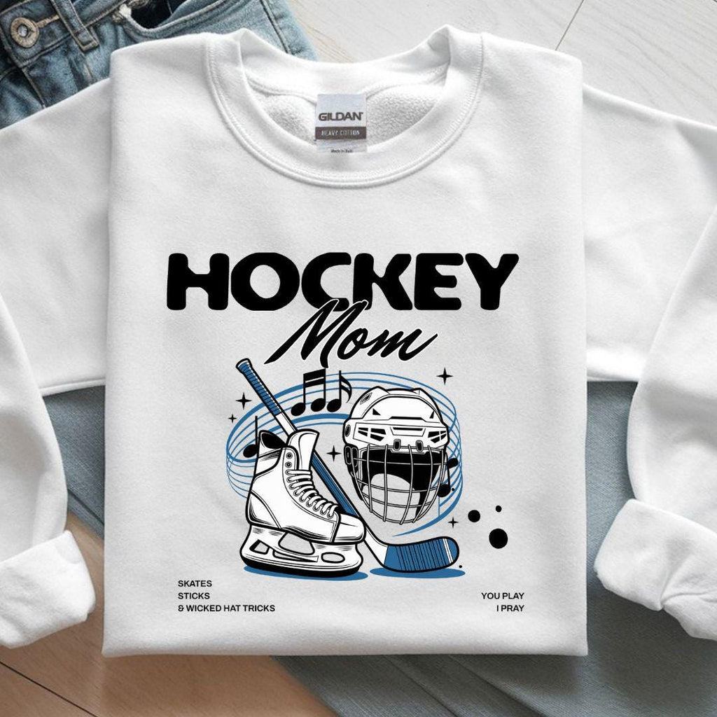 Hockey Mom Sweatshirt, Gift for a Hockey Mom, You Play I Pray Sports Mom