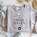 Dilly Dally Club PNG, Members Only Sublimation, Funny Homebody Clipart, Introvert Design, Let's Stay Home Graphics, Cozy Vibes Art