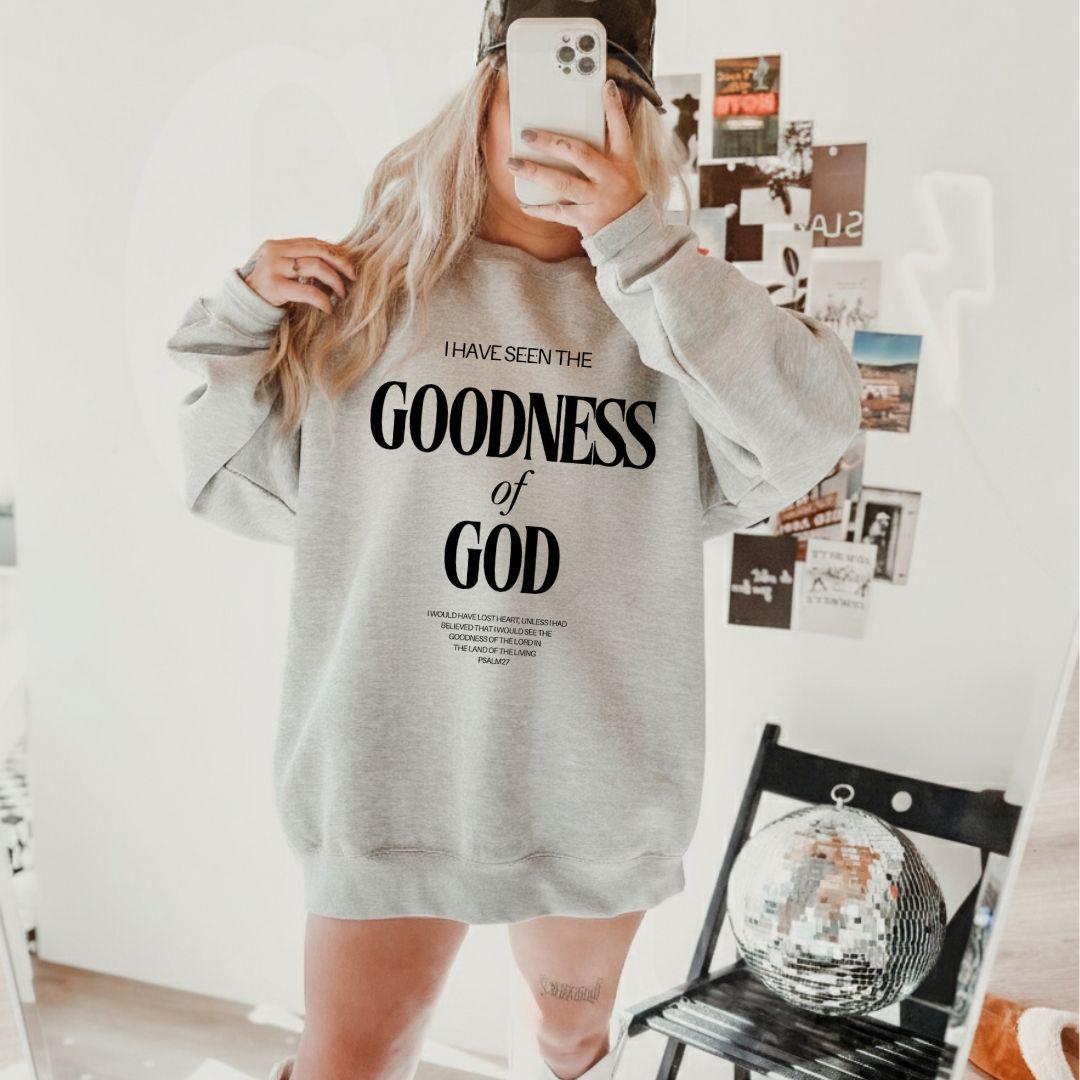 I Have Seen The Goodness of God PNG, Psalm 27 Sublimation, Bible Verse Clipart, Christian Scripture Design, Trending Faith PNG Design