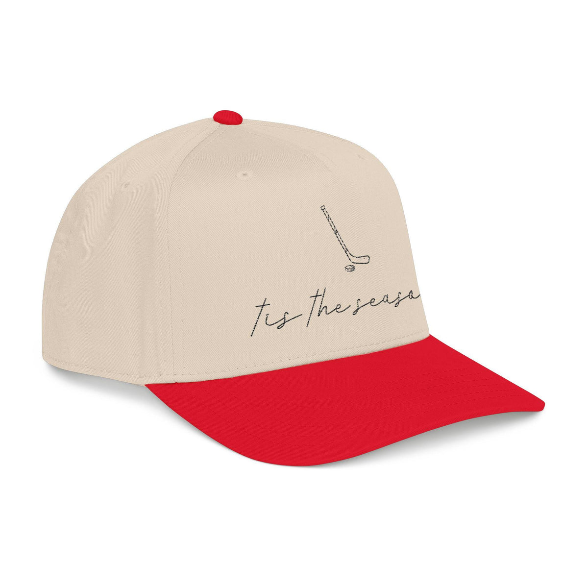 Tis The Season Hockey Hat, Hockey Player Gift, Otto 31-069 Embroidered Hat