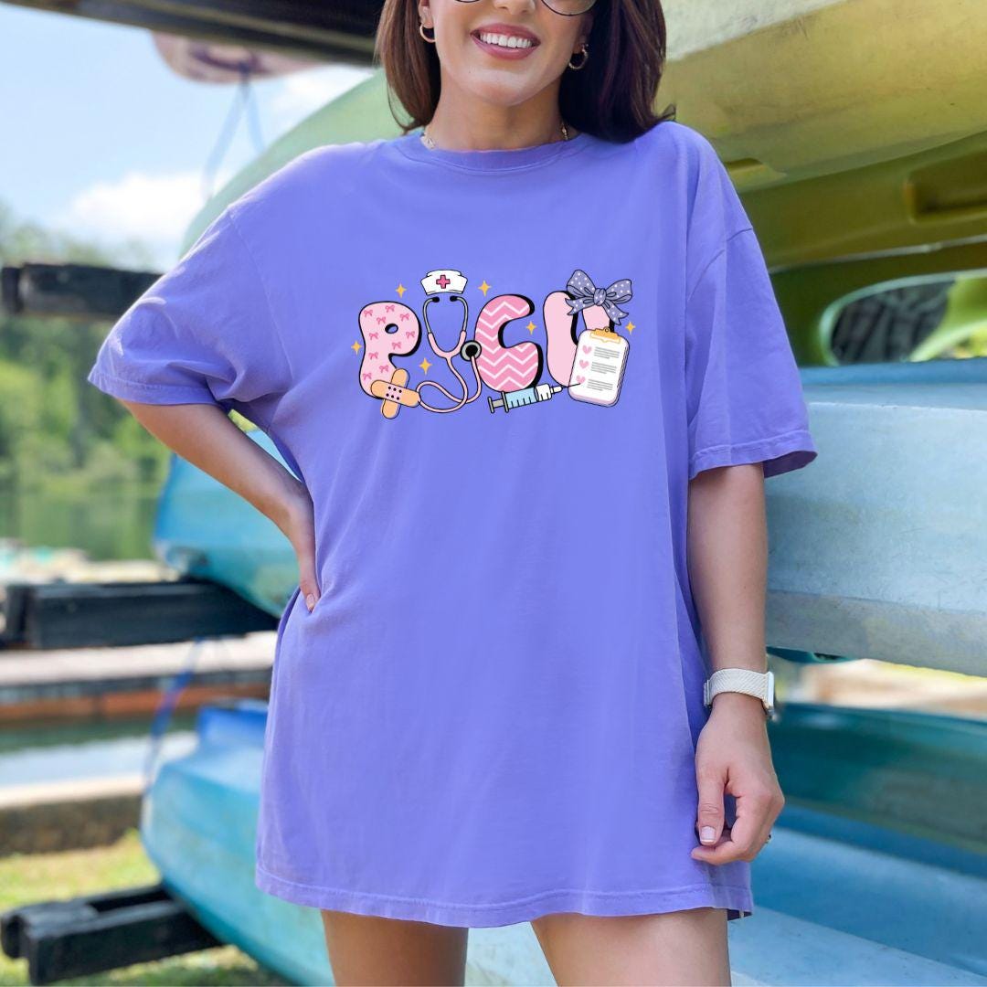 PICU Nurse Shirt, PICU Comfort Color T Shirt, Gift for PICU Nurse