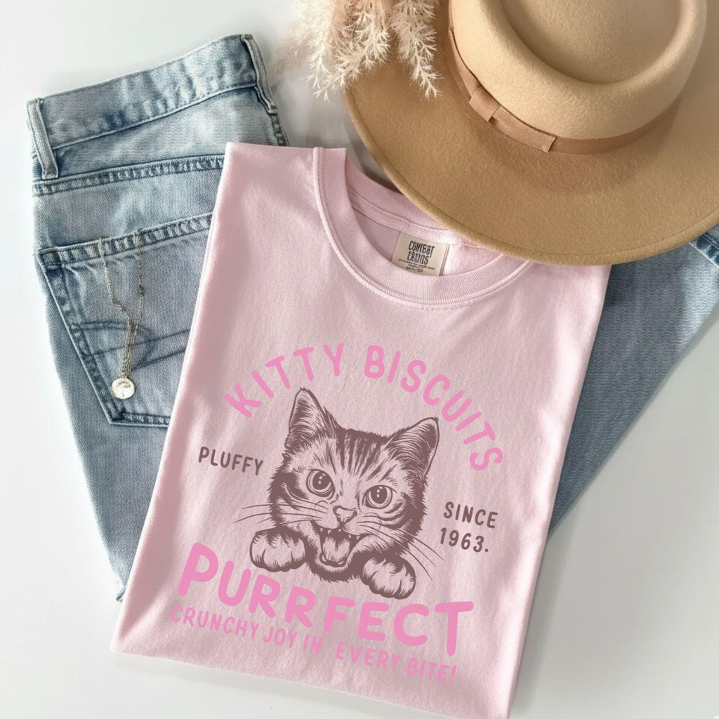 Comfort Colors® Cat Biscuit Maker Shirt, Funny Cat Kneading Shirt, Kitty Lover Gift Tee, Cat Lover Shirt