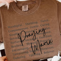 Praying Mama T-Shirt, Faithful Mama Shirt, Mom Appreciation Gift, Mothers Day Gift Shirt