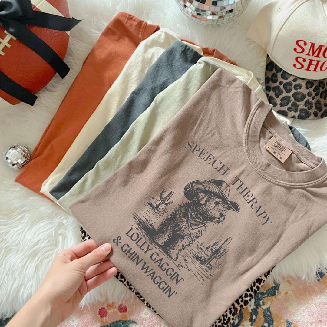 Speech Therapist T-Shirt, SLP Communication Specialist, Goldendoodle SLP Shirt, Pediatric Speech Therapy