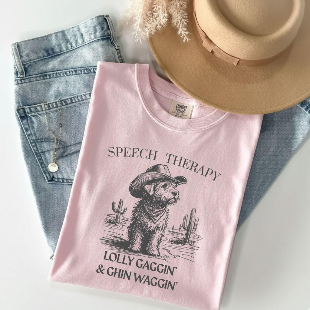 Speech Therapist T-Shirt, SLP Communication Specialist, Goldendoodle SLP Shirt, Pediatric Speech Therapy