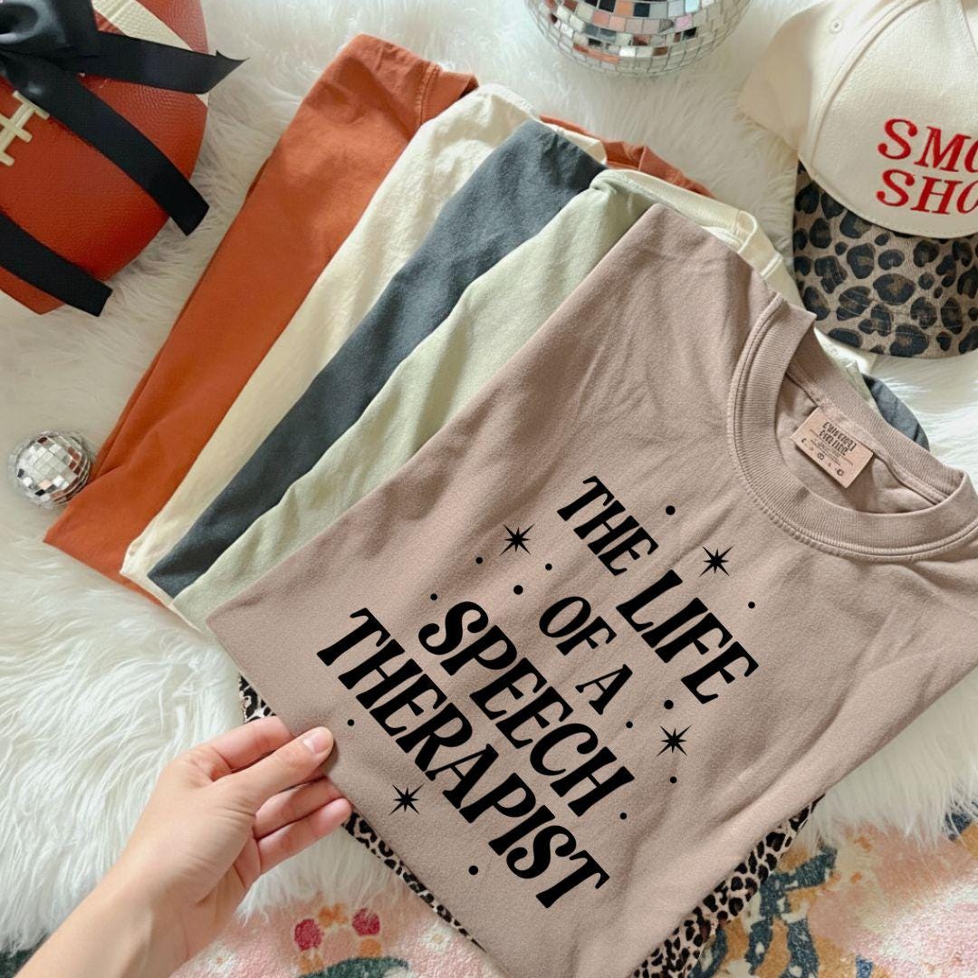 Life of A Speech Therapist T-Shirt, SLP Communication Specialist, Gift for Speech Therapist