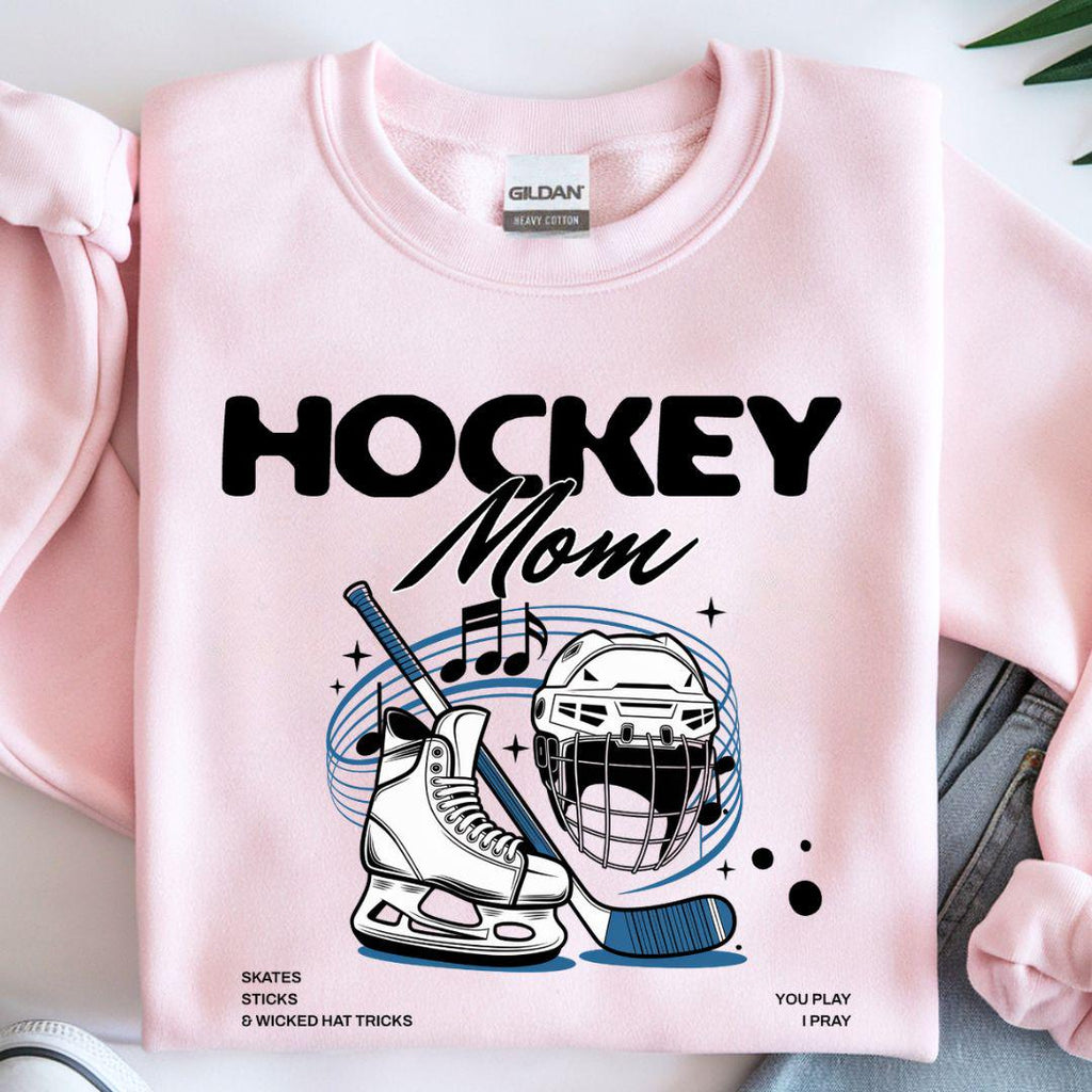 Hockey Mom Sweatshirt, Gift for a Hockey Mom, You Play I Pray Sports Mom