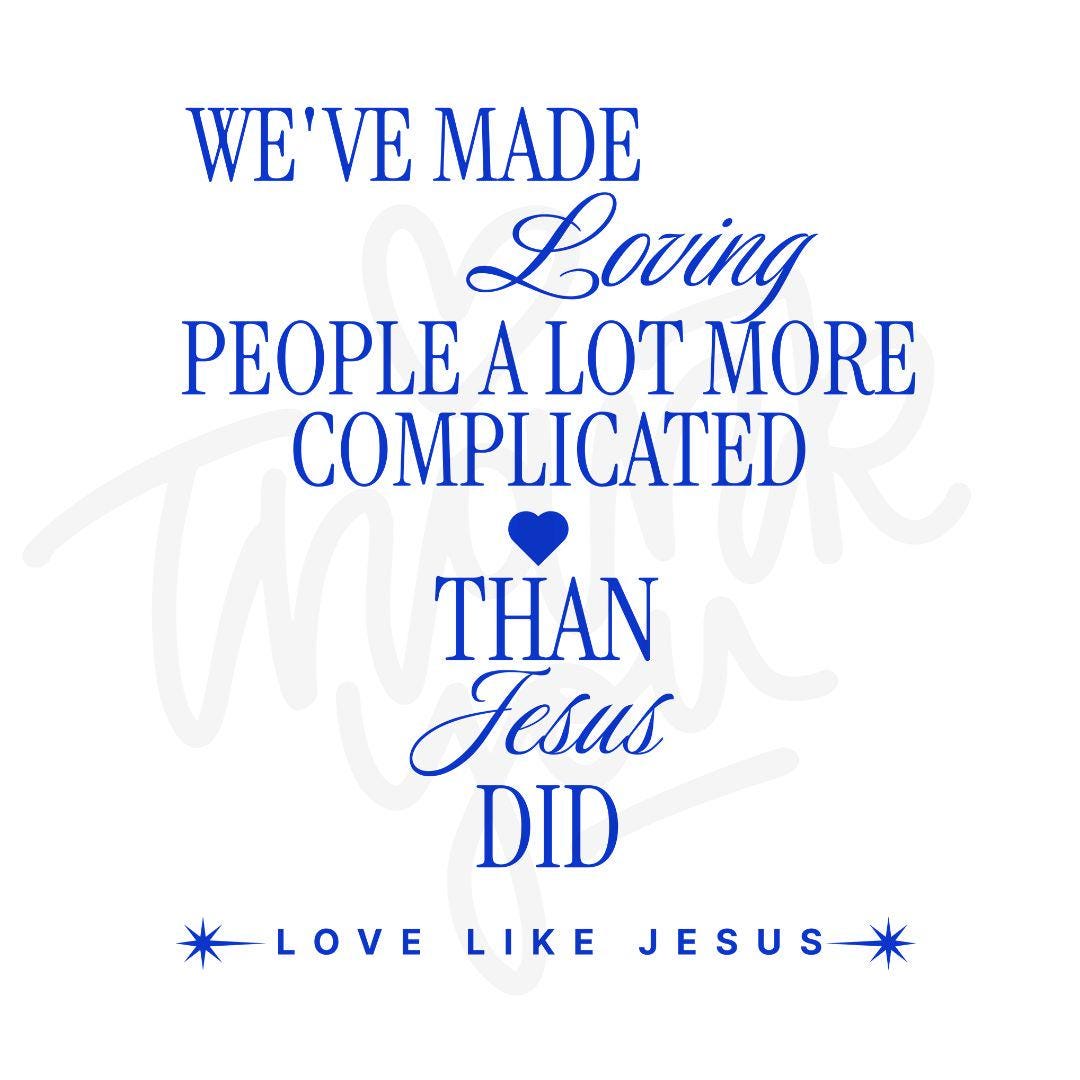 Love Like Jesus PNG, Jesus Loves You, Faith Based PNG,
