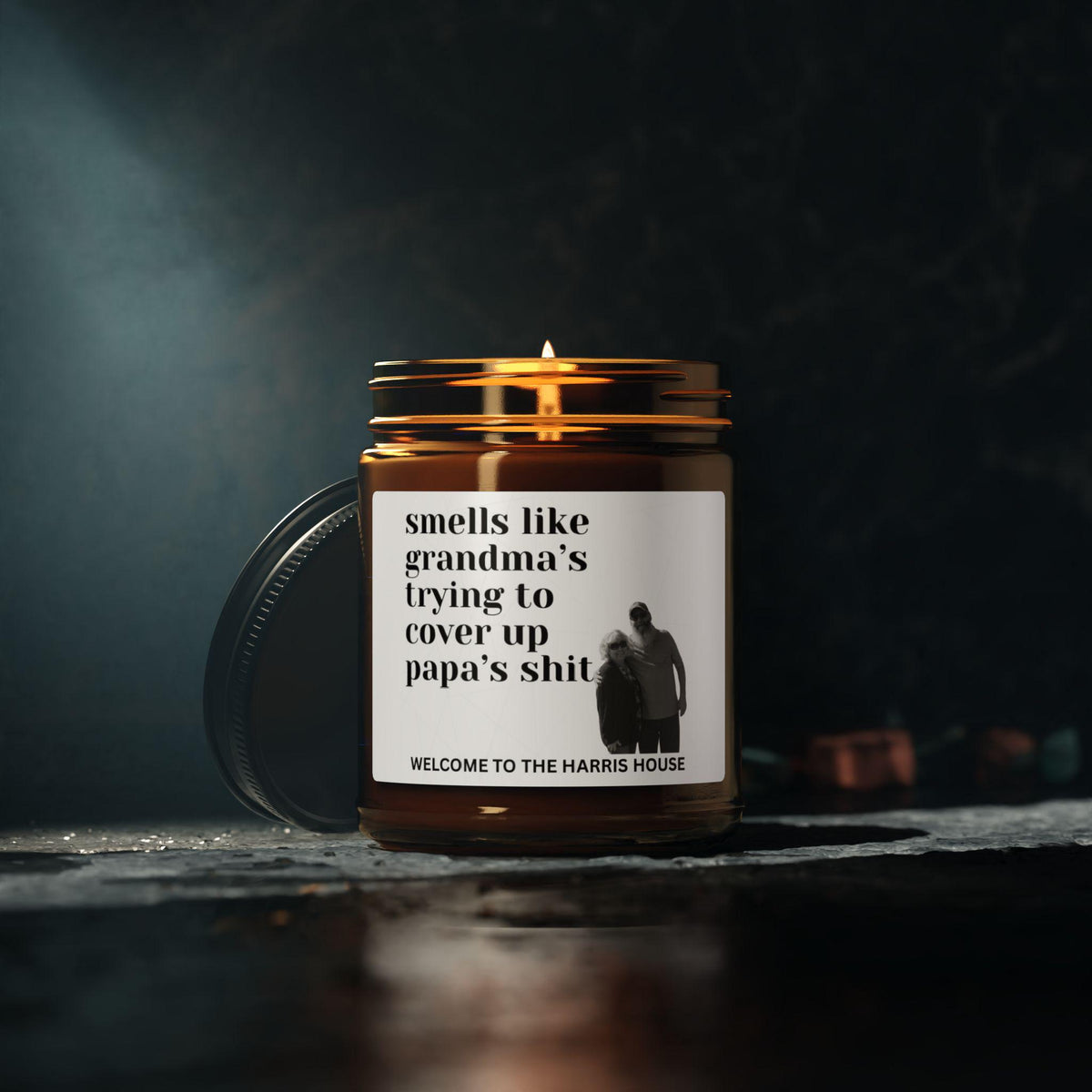 Copy of smells better than a bathroom full of febreze Candle | Amber Jar Soy Candle