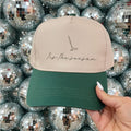 Tis The Season Hockey Hat, Hockey Player Gift, Otto 31-069 Embroidered Hat