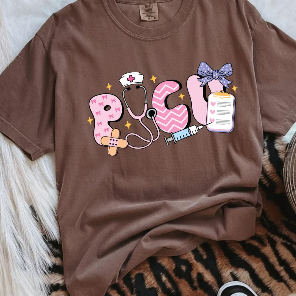 PICU Nurse Shirt, PICU Comfort Color T Shirt, Gift for PICU Nurse