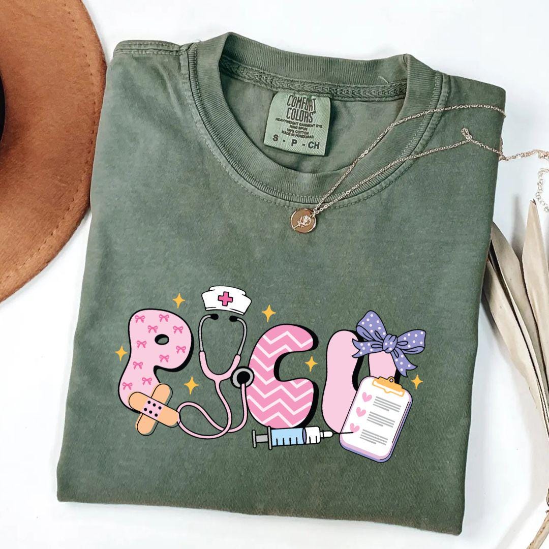 PICU Nurse Shirt, PICU Comfort Color T Shirt, Gift for PICU Nurse