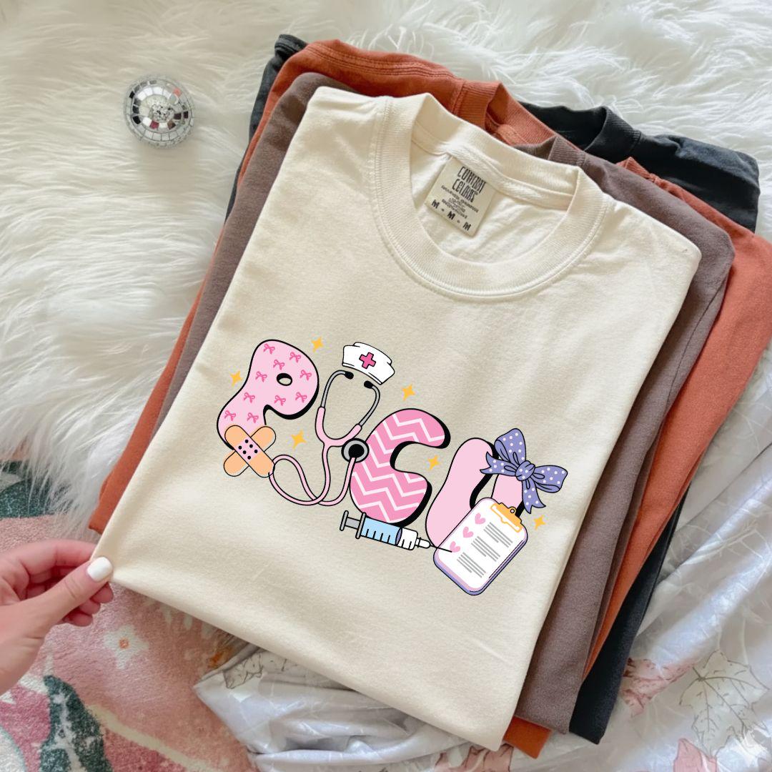 PICU Nurse Shirt, PICU Comfort Color T Shirt, Gift for PICU Nurse