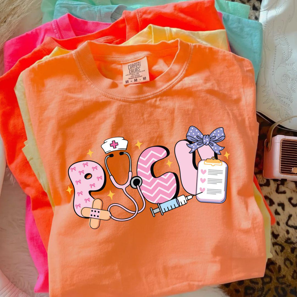 PICU Nurse Shirt, PICU Comfort Color T Shirt, Gift for PICU Nurse