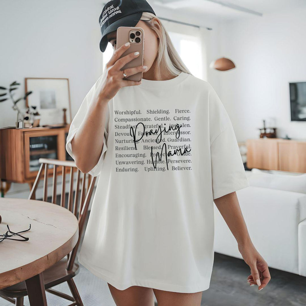 Praying Mama T-Shirt, Faithful Mama Shirt, Mom Appreciation Gift, Mothers Day Gift Shirt