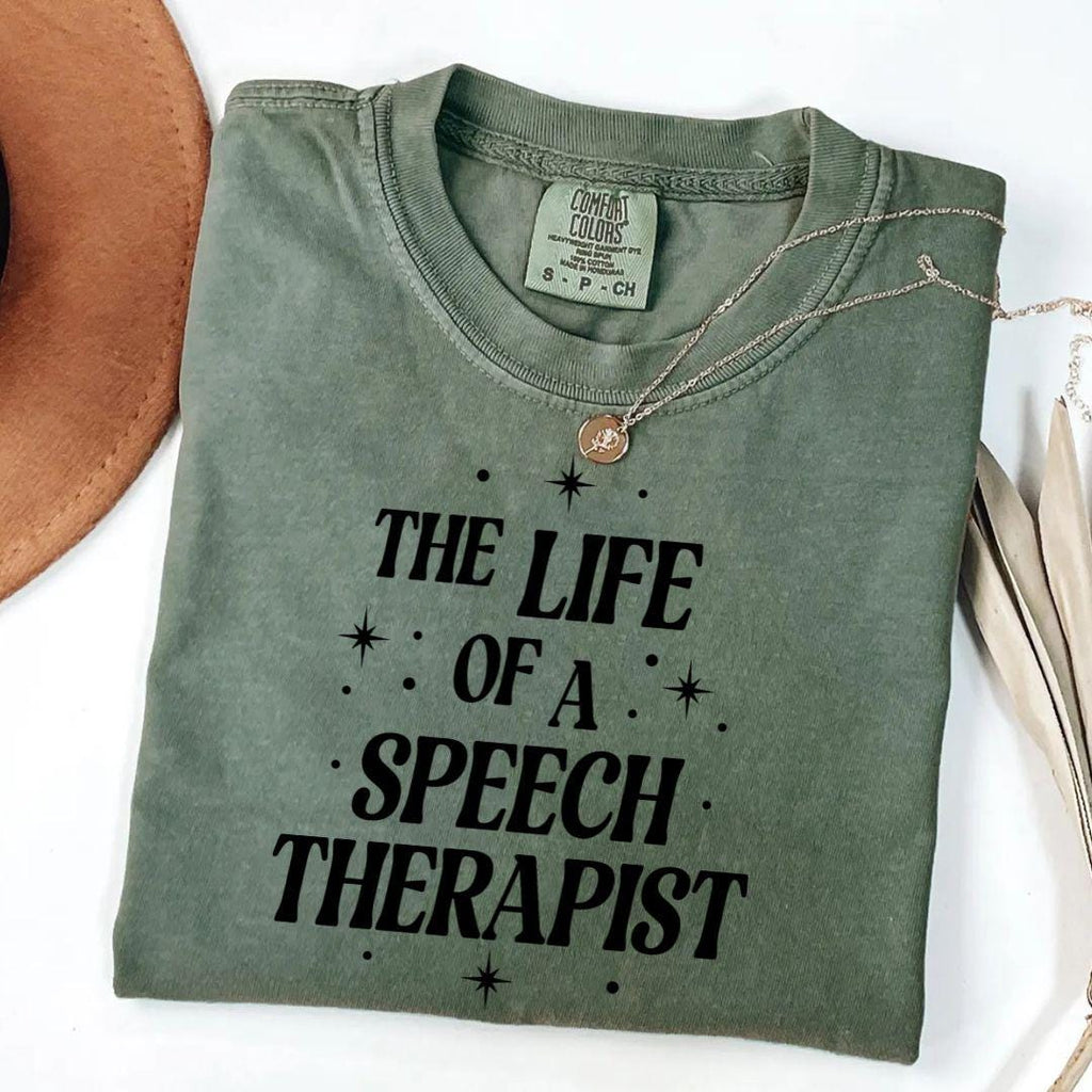 Life of A Speech Therapist T-Shirt, SLP Communication Specialist, Gift for Speech Therapist