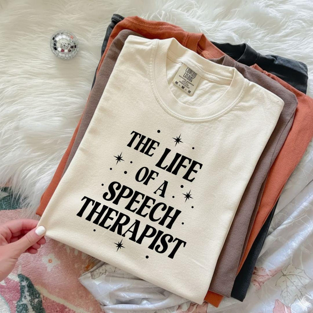 Life of A Speech Therapist T-Shirt, SLP Communication Specialist, Gift for Speech Therapist