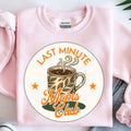 Last Minute Mom's Club PNG, Mom and Coffee PNG, Retro Mom's Club Digital Design
