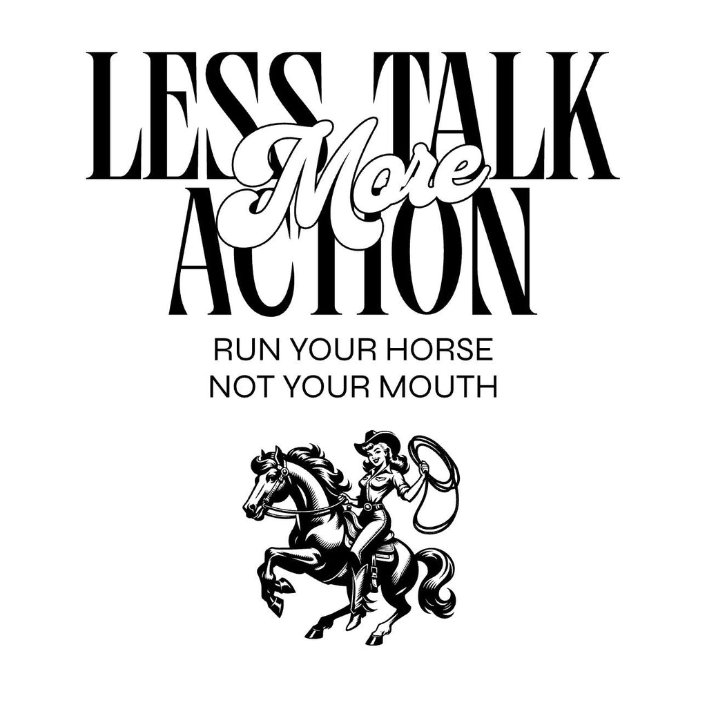 Run Your Horse Not Your Mouth PNG, Funny Horse Lover Digital Design, Cowgirl Western PNG
