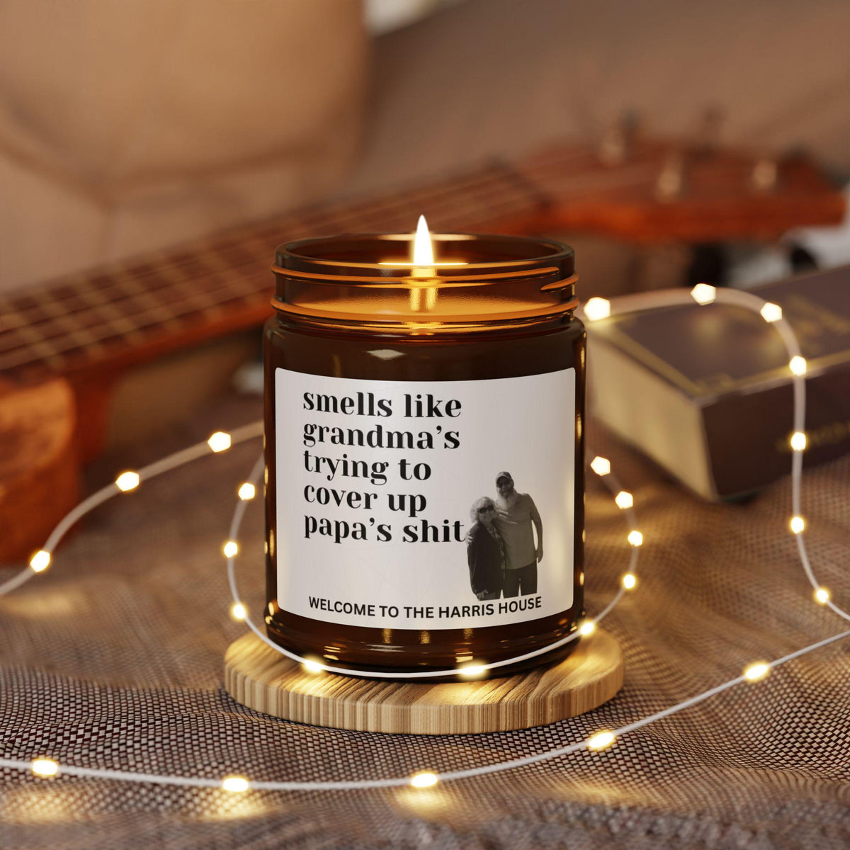 Copy of smells better than a bathroom full of febreze Candle | Amber Jar Soy Candle