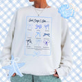 God Says I Am PNG, Coquette Blue Bow Christian PNG, Preppy Bible Verse Digital Design