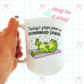 Funny Yoga Coffee Mug, Gift For Yoga Teacher, Frog Lover Coffee Cup