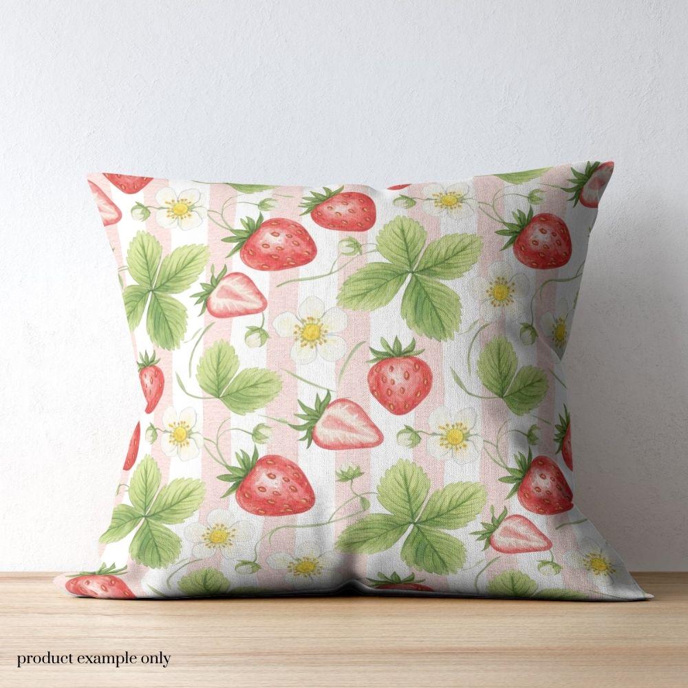 Strawberrry Seamless Design, Fruit Pattern, Summer Seamless Pattern