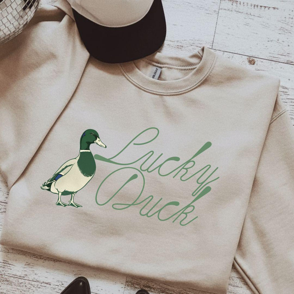 Lucky Duck PNG, Mallard Duck Digital Design,