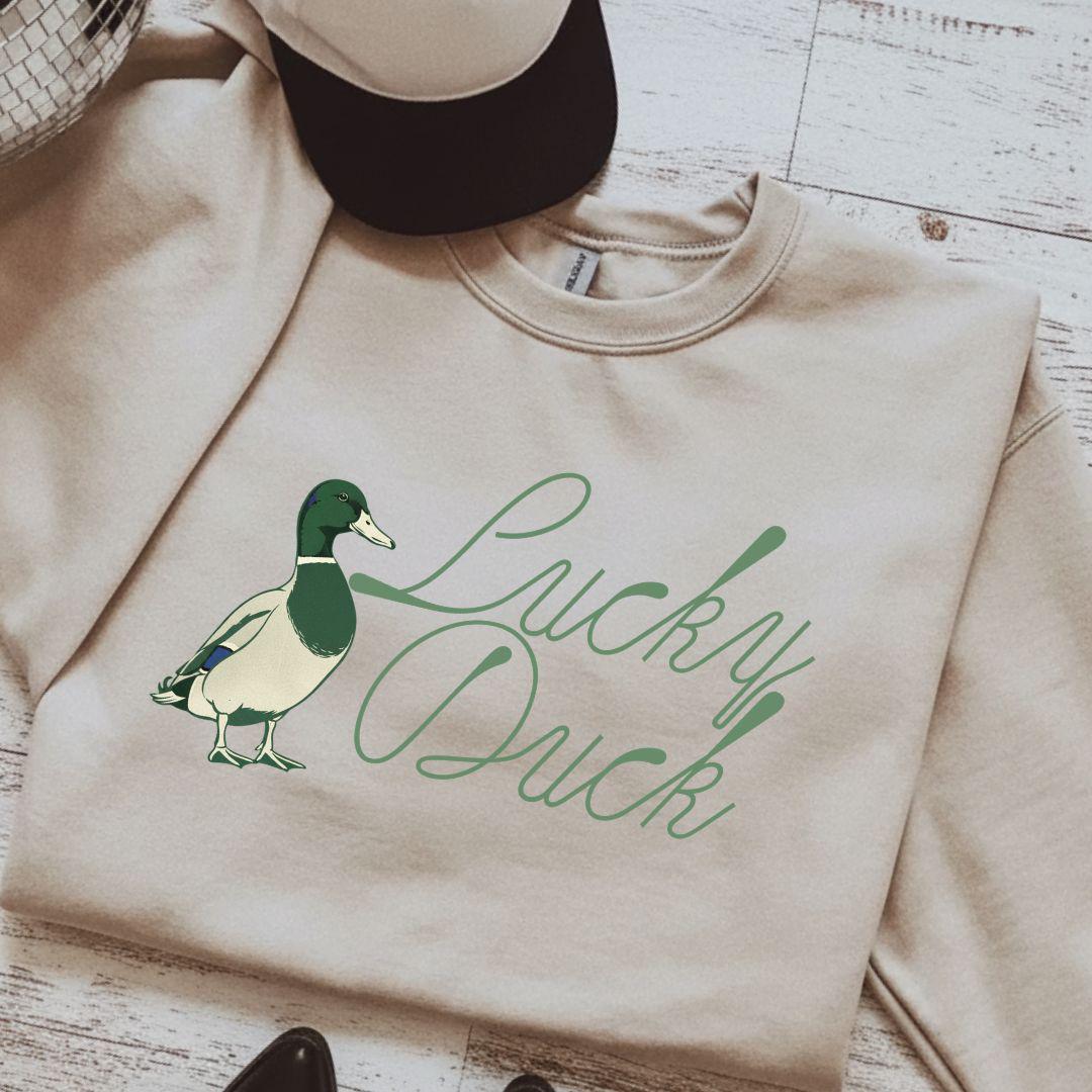 Lucky Duck PNG, Mallard Duck Digital Design,