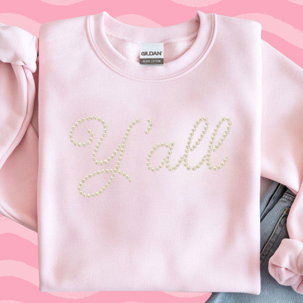 Y'all Pearl PNG, Southern Girl PNG, Cowboy Graphics, Western Cowgirl Png, Faux Pearl Png, Vintage Pearl PNG