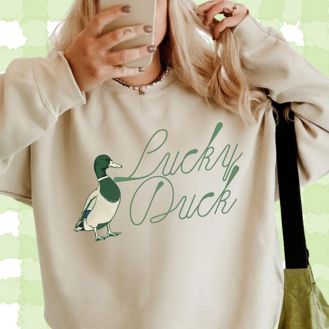 Lucky Duck PNG, Mallard Duck Digital Design,