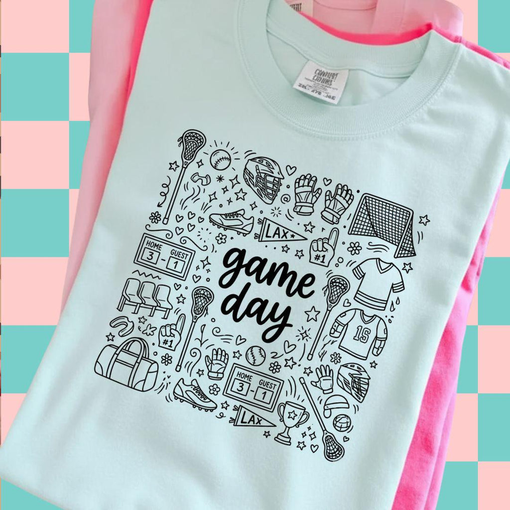 Lacrosse PNG,  Lacrosse Player Png, Game Day Doodle Design, LAX Png