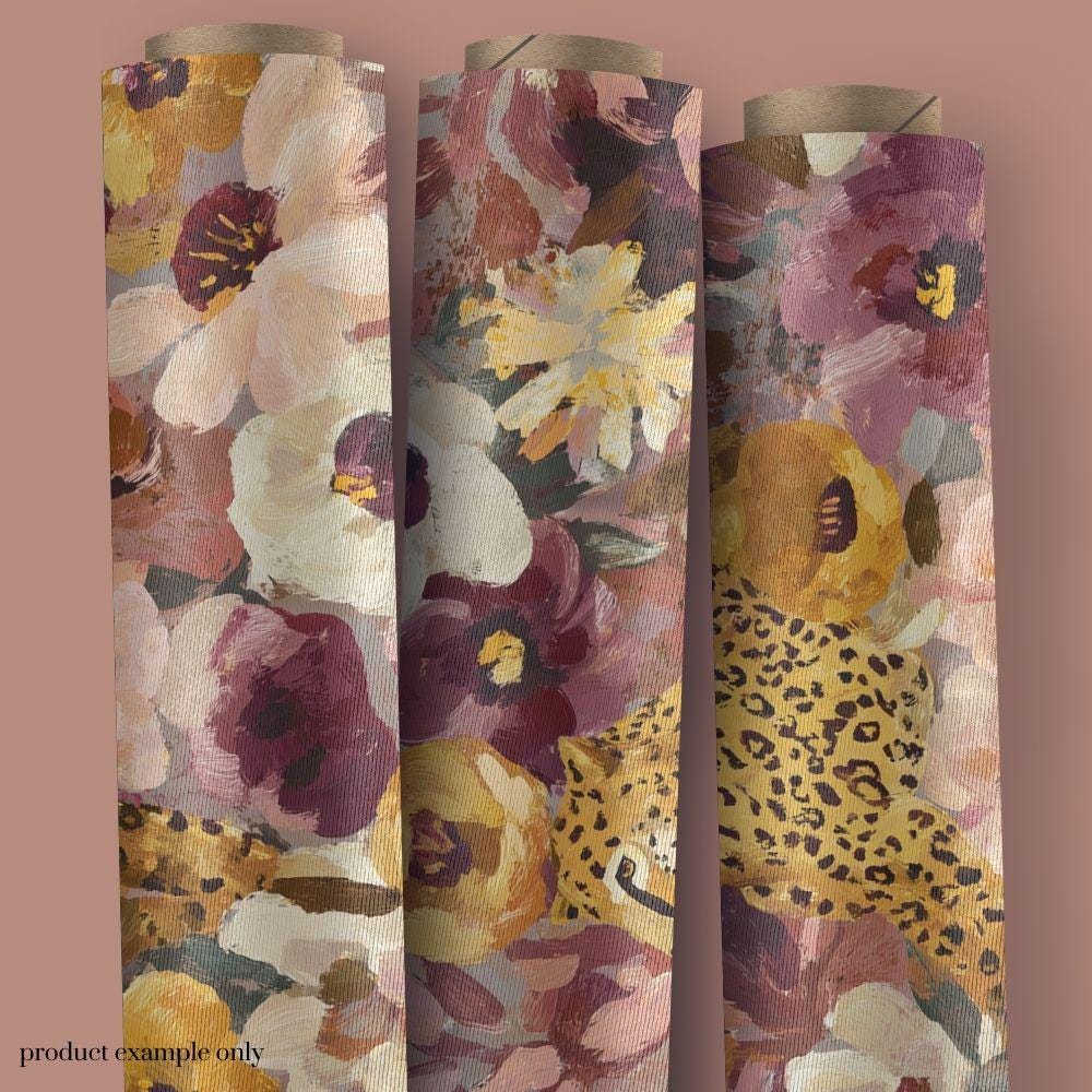 Bold Cheetah Pattern Digital Paper, Jungle Seamless Pattern, Moody Seamless Animal Print Repeating Design