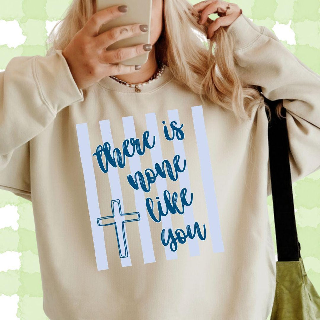There Is None Like You Png, Stripes PNG, Christian Digital Design, Faith Shirt, Christian Music Png