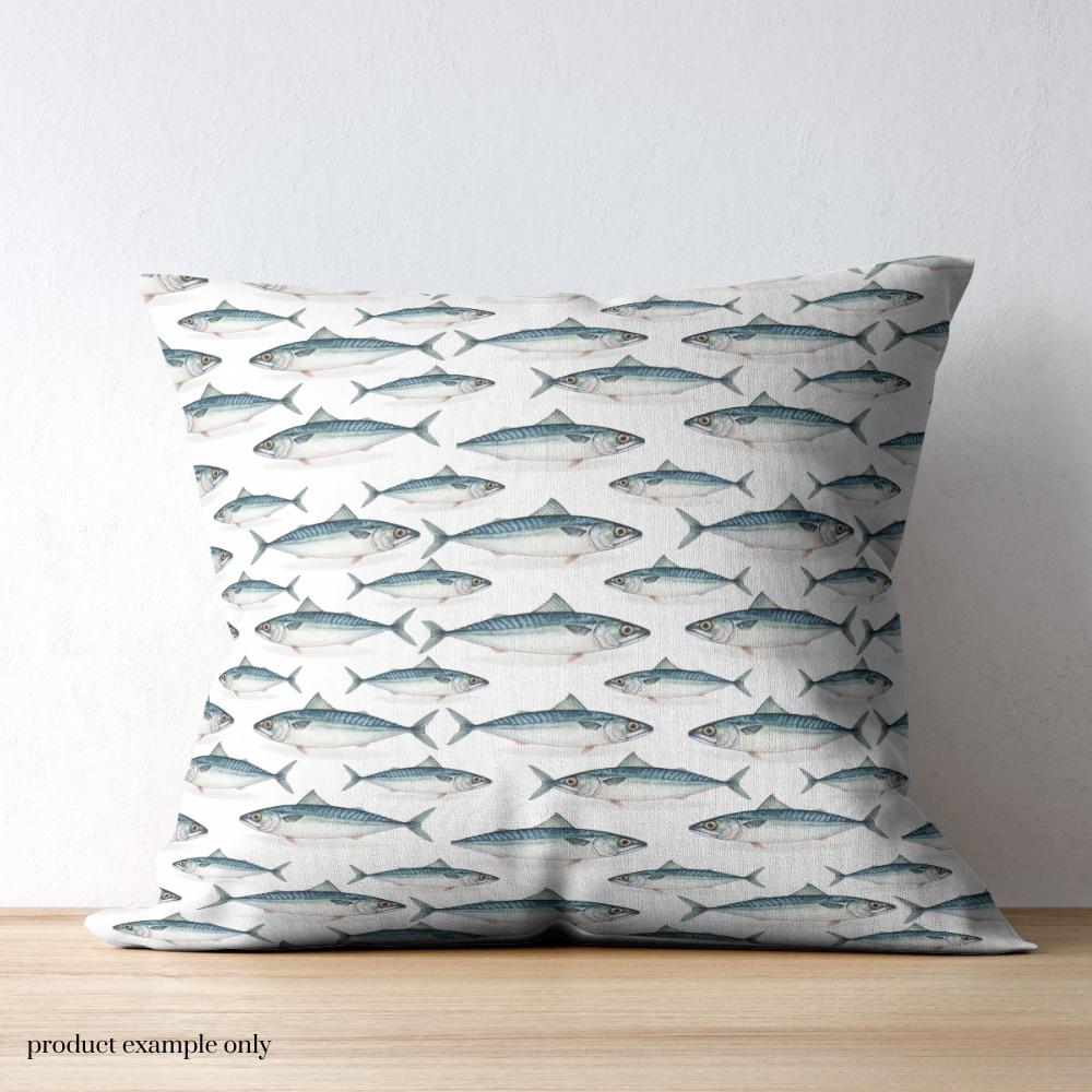 Fish Seamless Design, Watercolor Fish Pattern, Fisherman Aesthetic Repeating Pattern