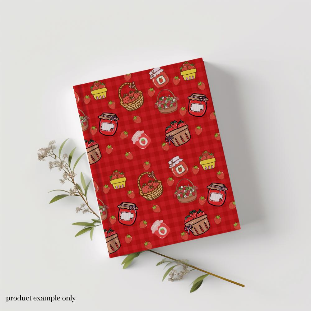 Strawberrry Seamless Design, Fruit Pattern, Summer Seamless Pattern, Strawberry Jam Seamless, Berries Digital Design
