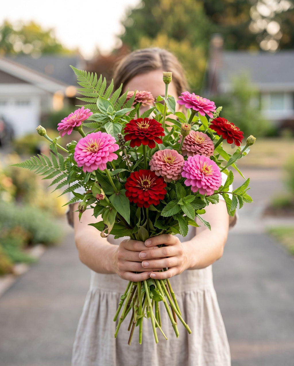 Berry Kiss Zinnia Mix | Rich Pink & Red Zinnia Blend | Moody Jewel-Tone Garden | Cut Flower Favorite