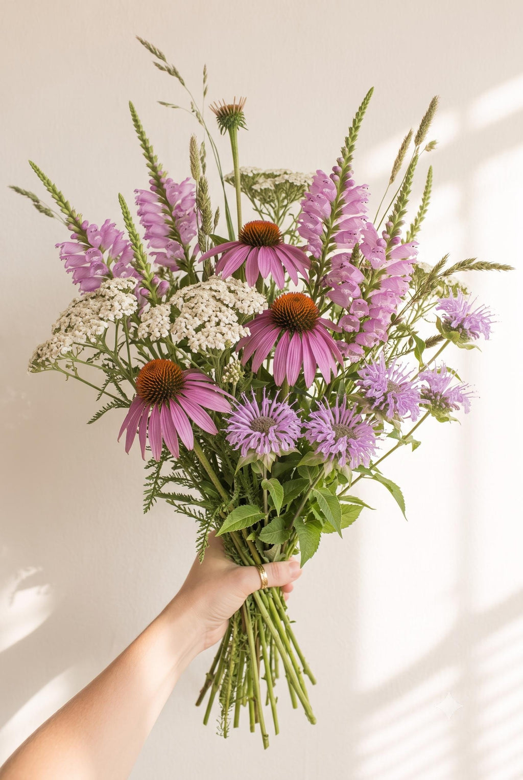 Wild Child Meadow Seed Mix, Native Perennial Pollinator Seeds, Echinacea, Wild Quinine, Obedient Plant, Wild Bergamot