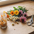 Mom's Herb Cabinet, Herbal Tea Garden Seed Kit  Calendula, Chamomile & Echinacea