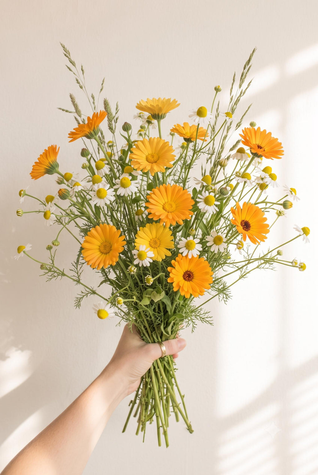 Cozy Girl Tea Garden Mix | Herbal Tea Garden Seed Blend | Calendula & Chamomile Seeds